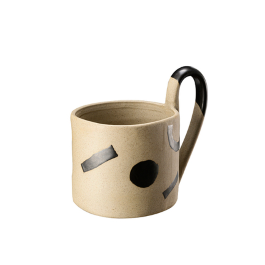 Ceramic Coffee Mug Original Abstract Art, Unique Artwork Coffee or Tea Mug  - Java Drip - Maker's Coffee Company
