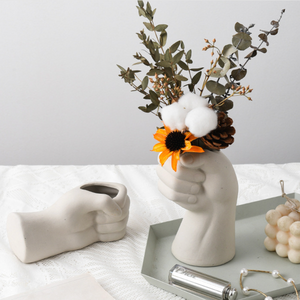 Hold in Hand Ceramic Vase