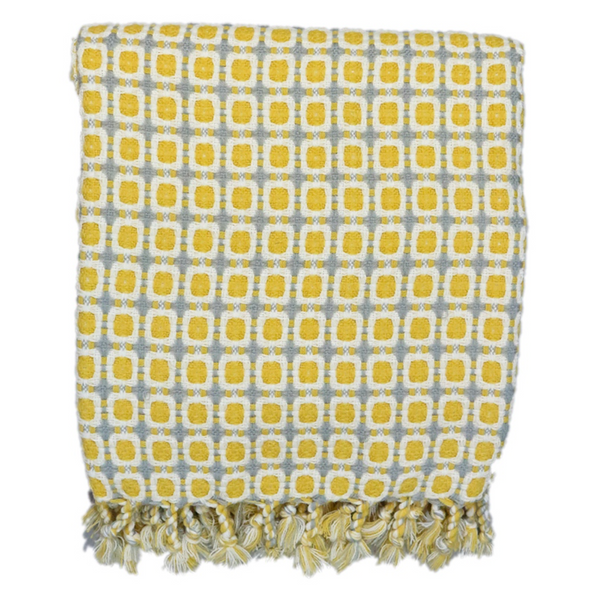 Daisy Woven Textured Blanket