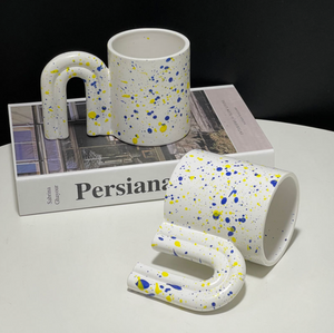 Abstract Art Style Mug Set