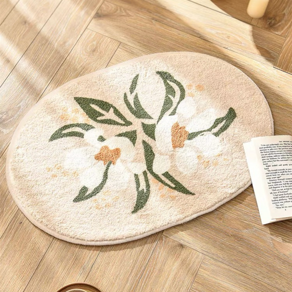 Flowers bathroom rugs (3 styles / 4 sizes)