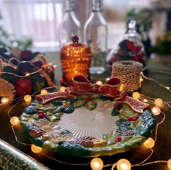 Handmade Christmas Candy Dish