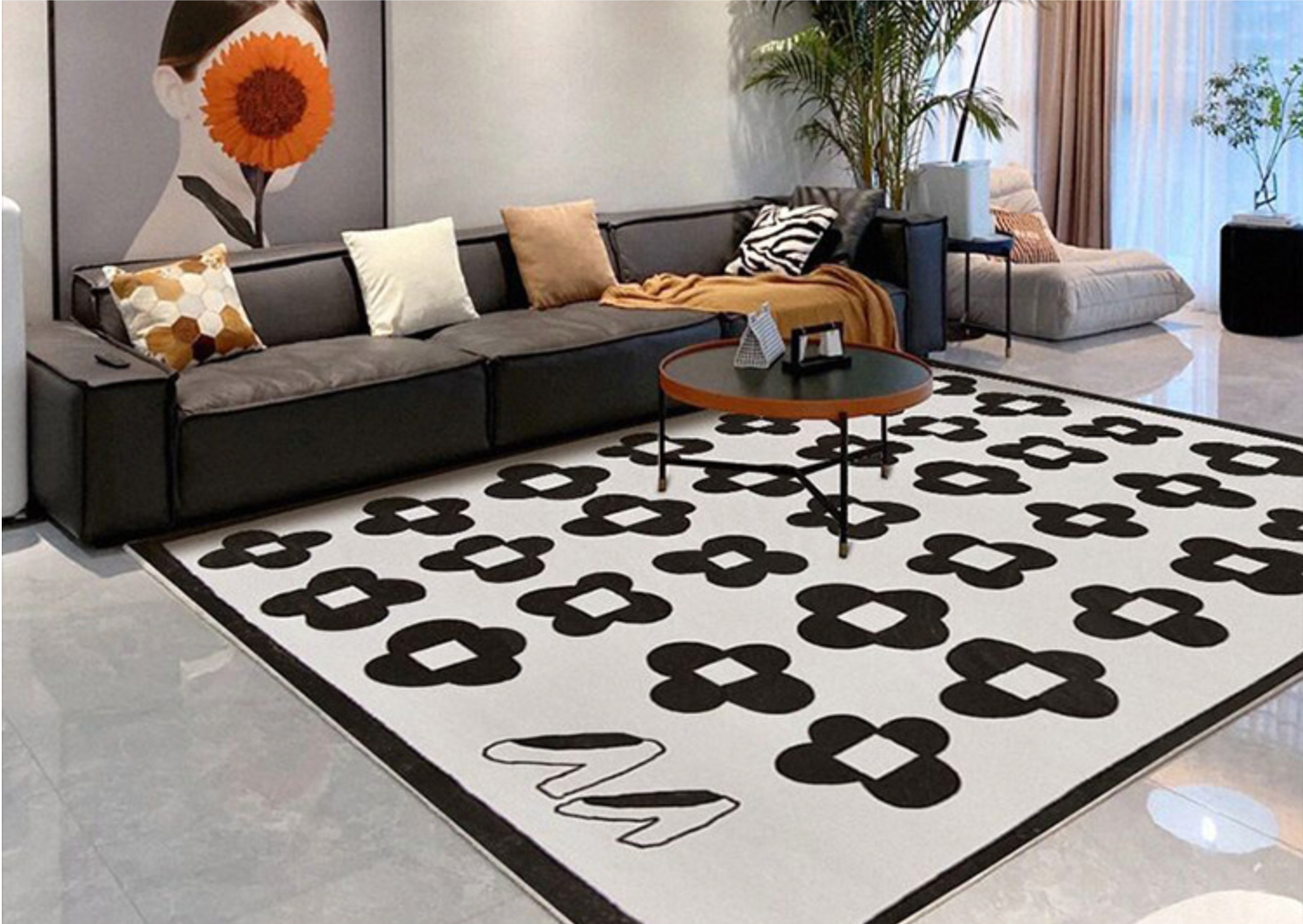 Area Rug for Living room and Bedroom (3 colors/4 sizes)