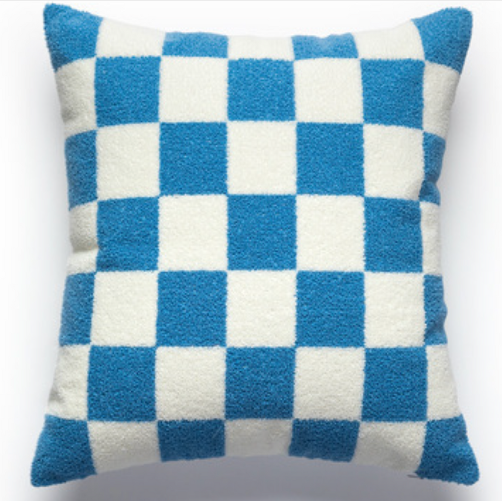 Black and white check hotsell pillow covers