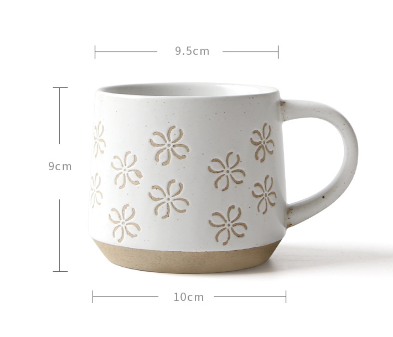 Rustic Handmade Coffee Mug (3 colors)  M Decor Studio