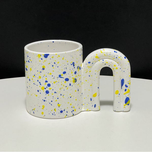 Abstract Art Style Mug Set