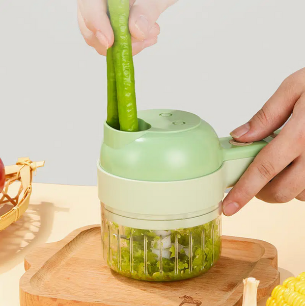 4-in-1 Wireless Electric Garlic Chopper