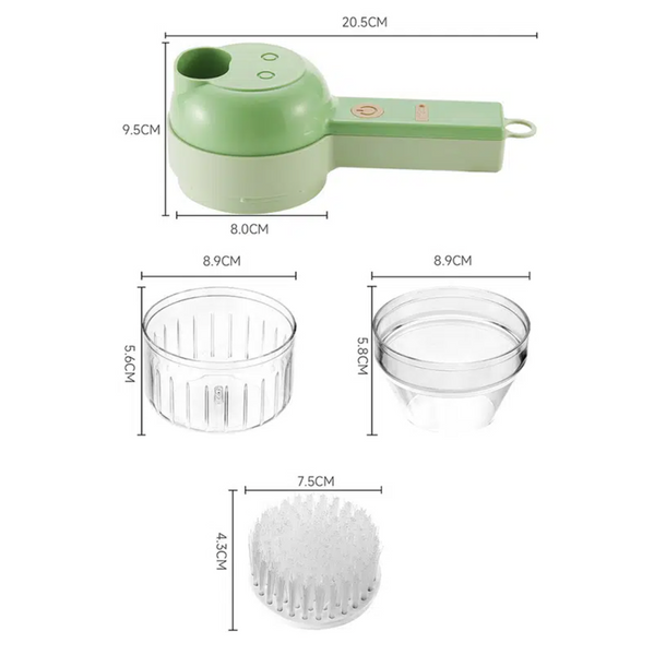 4-in-1 Wireless Electric Garlic Chopper