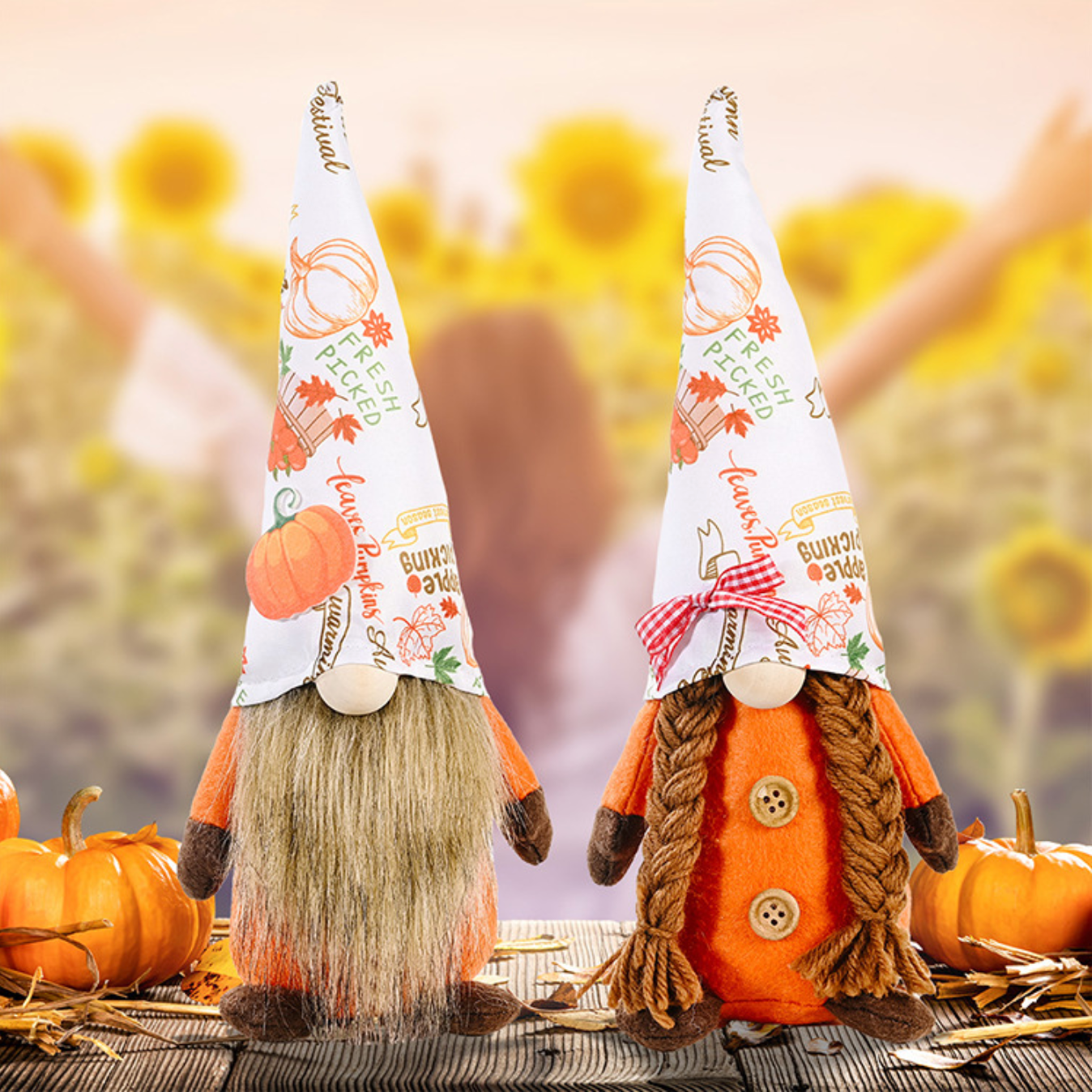 Thanksgiving cute toys Home decor dolls set