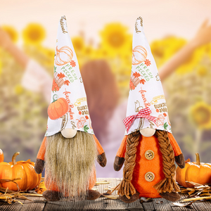 Thanksgiving cute toys Home decor dolls set