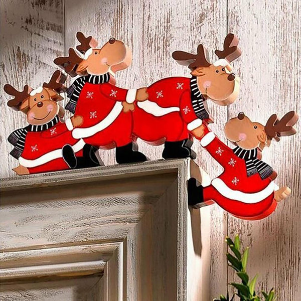 Door Frame Decor Christmas Santa Reindeers (3 designs)