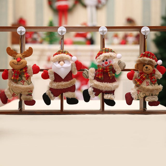 Christmas Tree Pendant Ornaments (4 dolls)